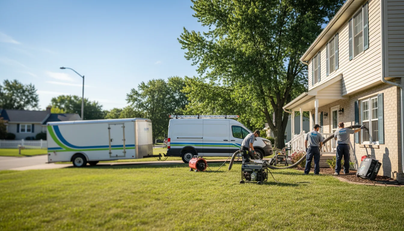 Flooded Basement Restoration And Cleanup With Repair in Green Lake, WI near me